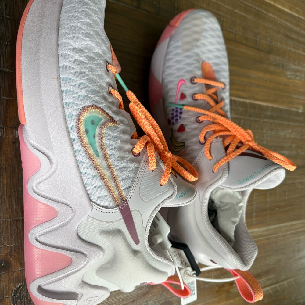 Nike White and Pink Sneakers Modern Design